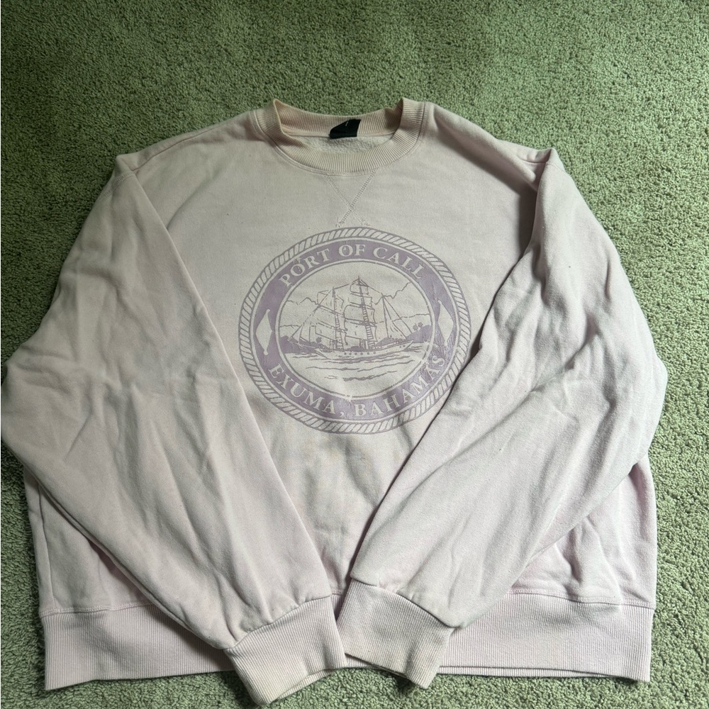 PacSun Pink Crewneck Sweater Casual Style